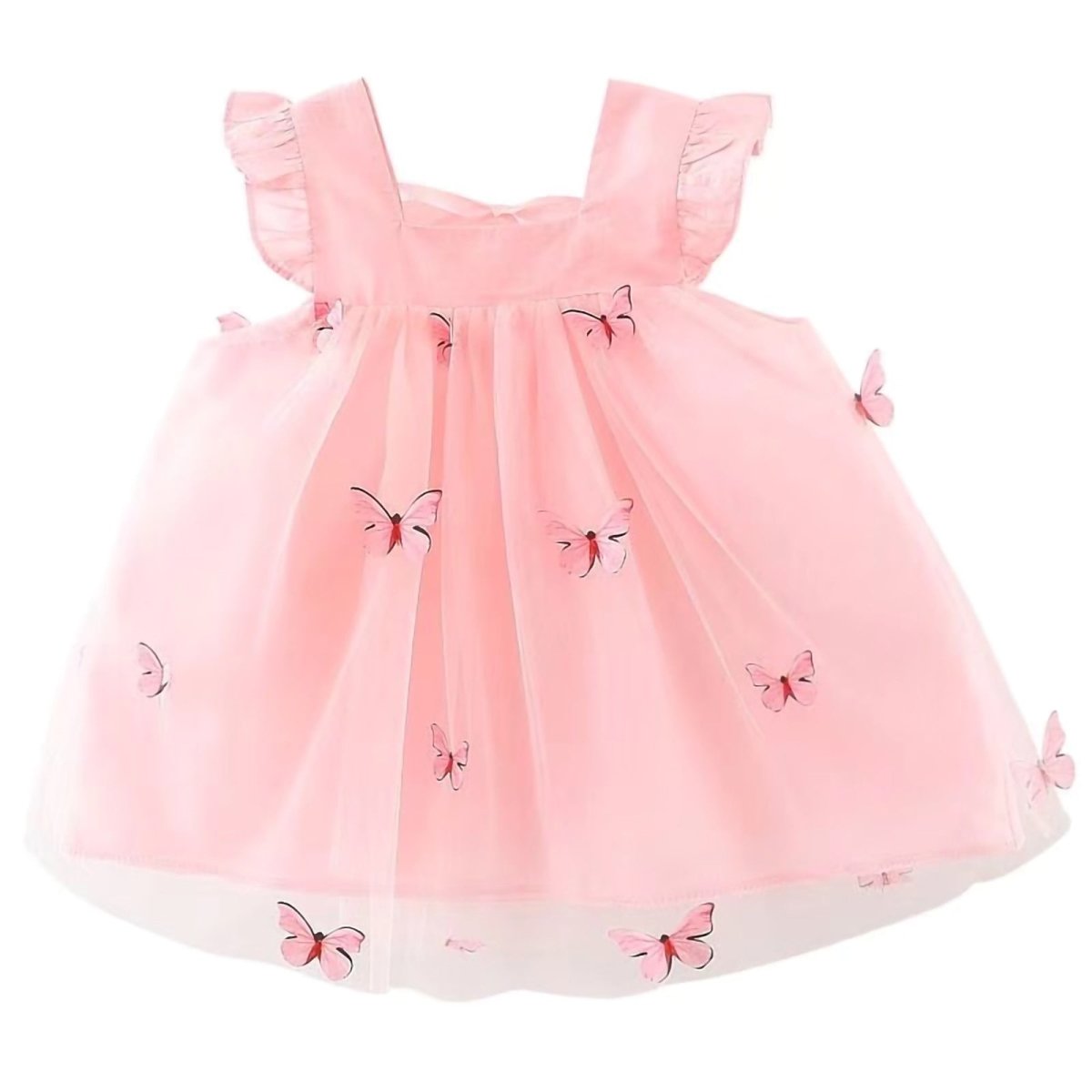 Vestido Tule Borboletinhas | 6-24 Meses - Betina Baby