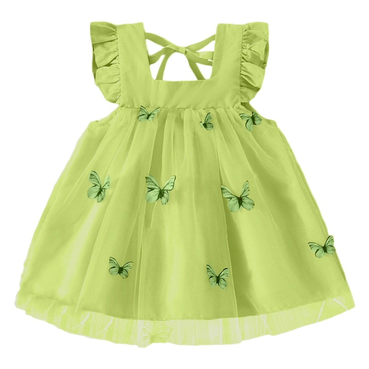 Vestido Tule Borboletinhas | 6-24 Meses - Betina Baby