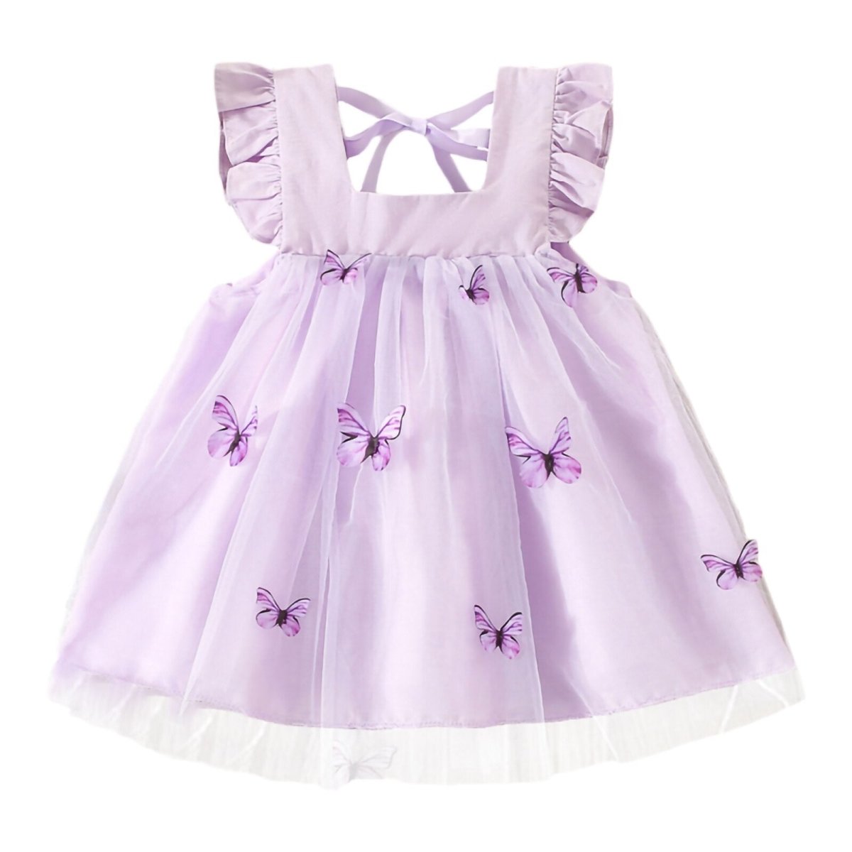 Vestido Tule Borboletinhas | 6-24 Meses - Betina Baby
