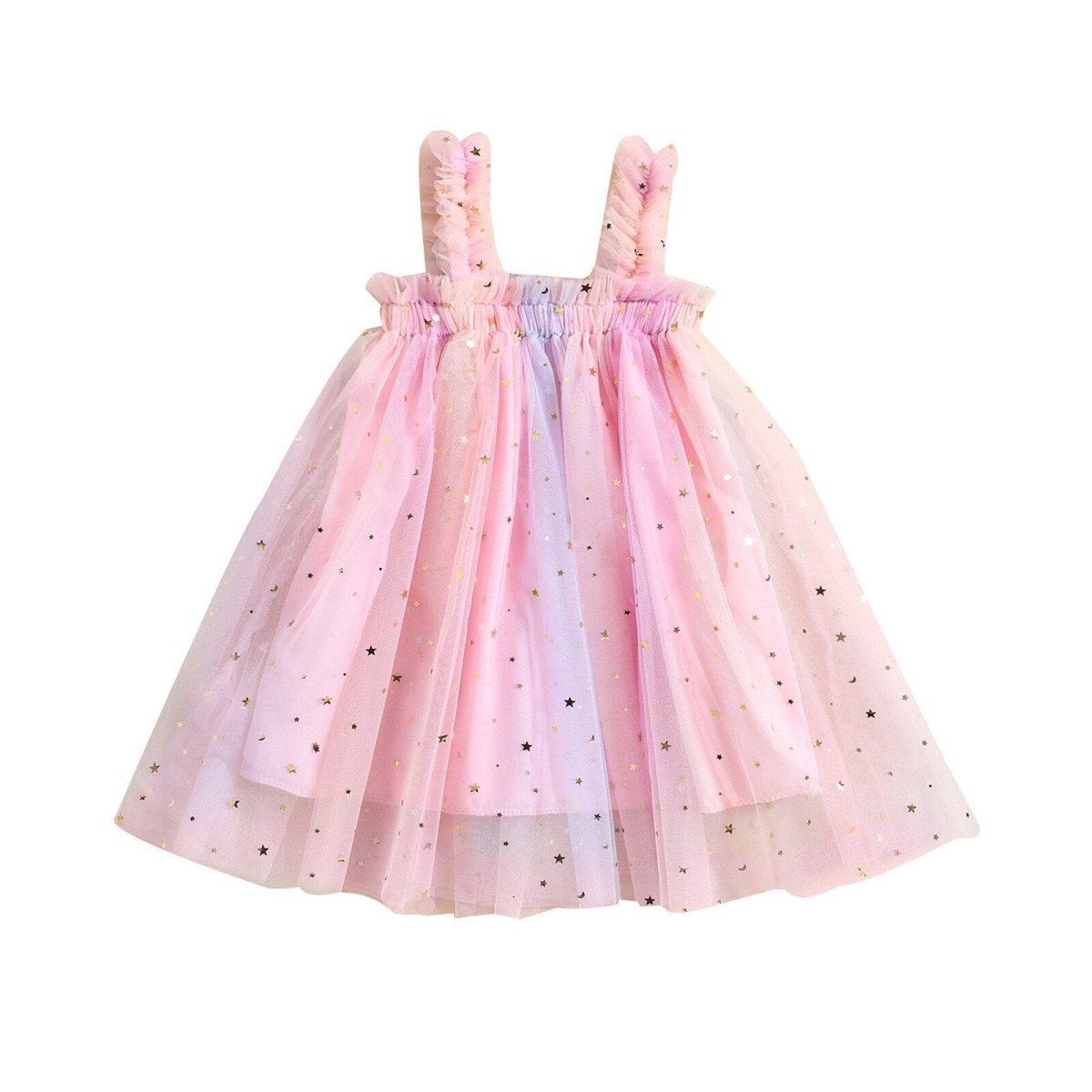 Vestido Tule Estrelinhas | 12-5 Anos - Betina Baby