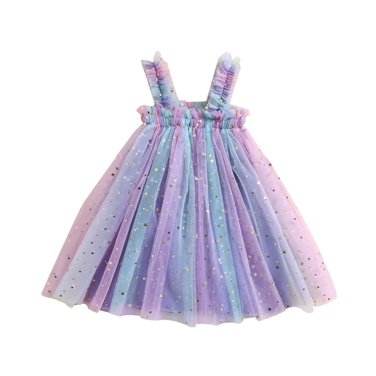 Vestido Tule Estrelinhas | 12-5 Anos - Betina Baby