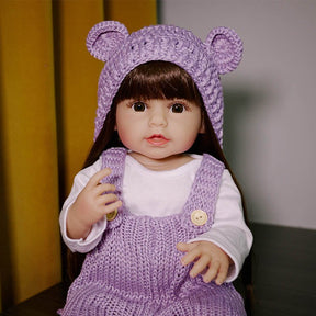 Bebê Reborn Betina Tricô | Cabelo Castanho - Betina Baby