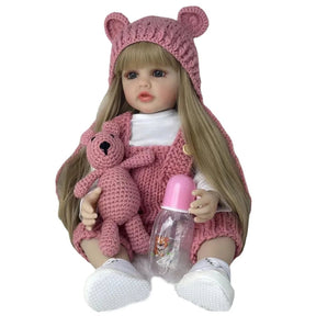 Boneca Reborn Betina Realista | Cabelo Longo Loiro - Betina Baby