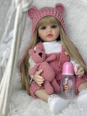 Boneca Reborn Betina Realista | Cabelo Longo Loiro - Betina Baby