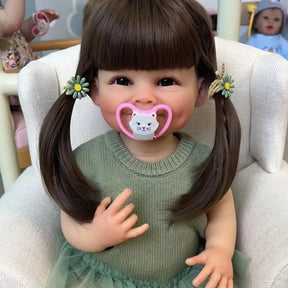 Boneca Reborn Betina Sorriso | Cabelo Castanho - Betina Baby