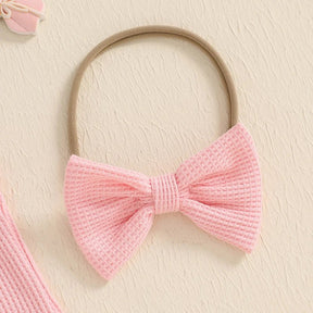 Conjunto Canelado 3Pçs | 0 - 18 Meses - Betina Baby