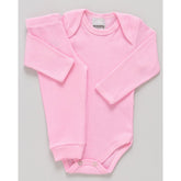 Kit 6 Peças Body Pagão Canelado - Rosa - Betina Baby