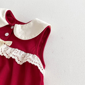Macacão Vermelho Básico | 3M - 24 Meses - Betina Baby