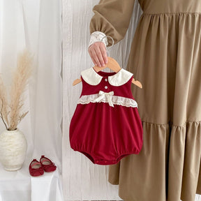 Macacão Vermelho Básico | 3M - 24 Meses - Betina Baby