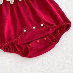 Macacão Vermelho Básico | 3M - 24 Meses - Betina Baby