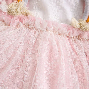 Vestido Arco - Íris 3D | 0 - 18 Meses - Betina Baby