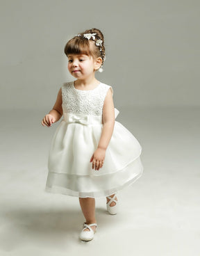 Vestido Batizado Laço | 0 - 24 Meses - Betina Baby