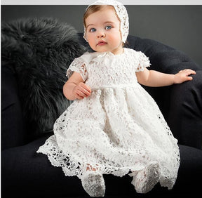 Vestido Batizado Longo | 0 - 24 Meses - Betina Baby