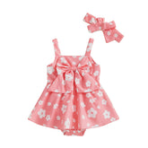 Vestido Body Floral + Laço | 0 - 18 Meses - Betina Baby