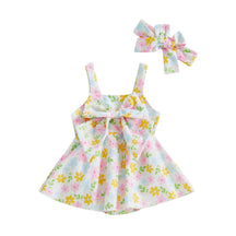 Vestido Body Floral + Laço | 0 - 18 Meses - Betina Baby