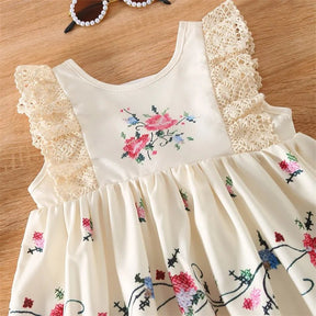 Vestido Body Rendado | 0 - 24 Meses - Betina Baby