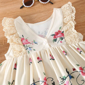 Vestido Body Rendado | 0 - 24 Meses - Betina Baby
