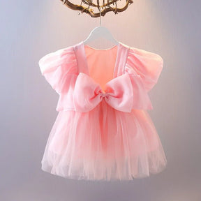 Vestido de Festa Cetim | 9M - 2 Anos - Betina Baby