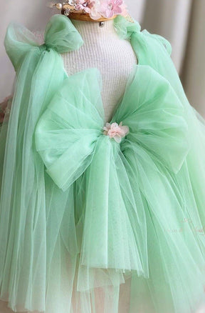 Vestido de Festa Tule Jardim Encantado Luxo | 6M-12 Anos - Betina Baby