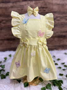 Vestido Jardim Encantado + Laço | 0 - 24 Meses - Betina Baby