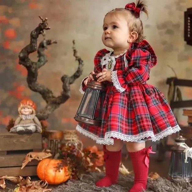 Vestido Mocinha Xadrez | 12-4 Anos - Betina Baby