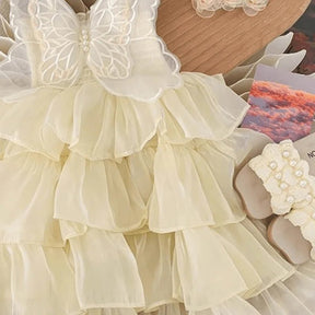 Vestido Tula Camadas Borboletas | 0 - 24 Meses - Betina Baby