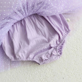 Vestido Tule Bolinhas | 0 - 18 Meses - Betina Baby