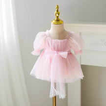 Vestido Tule Bolinhas | 0 - 18 Meses - Betina Baby