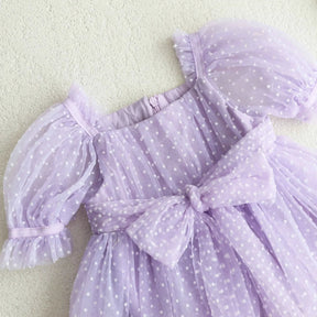 Vestido Tule Bolinhas | 0 - 18 Meses - Betina Baby