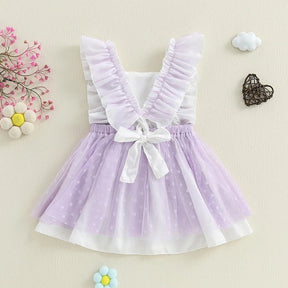 Vestido Tule Bordado | 0 - 18 Meses - Betina Baby