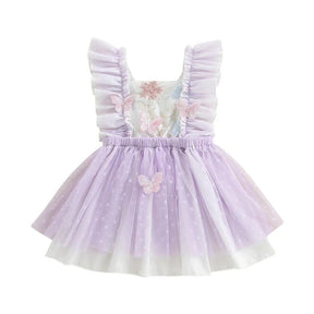 Vestido Tule Bordado | 0 - 18 Meses - Betina Baby