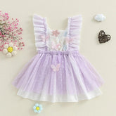 Vestido Tule Bordado | 0 - 18 Meses - Betina Baby