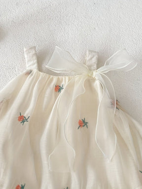 Vestido Tule Flores | 0 - 18 Meses - Betina Baby