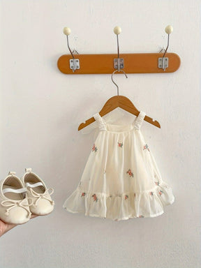 Vestido Tule Flores | 0 - 18 Meses - Betina Baby