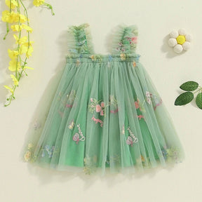 Vestido Tule Jardim Encantado | 0 - 24 Meses - Betina Baby