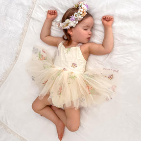 Vestido Tule Jardim Encantado | 0 - 24 Meses - Betina Baby
