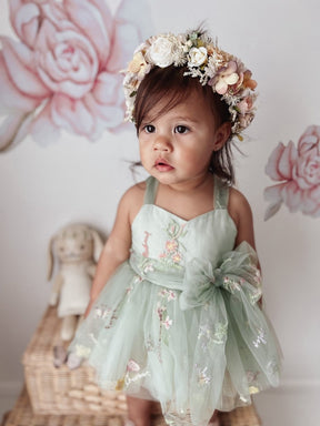 Vestido Tule Jardim Encantado | 0 - 24 Meses - Betina Baby