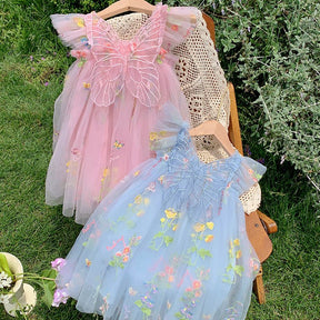 Vestido Tule Jardim Encantado Asinha | 0 - 24 Meses - Betina Baby