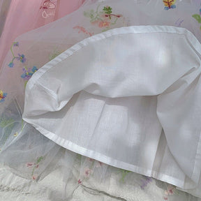 Vestido Tule Jardim Encantado Asinha | 0 - 24 Meses - Betina Baby