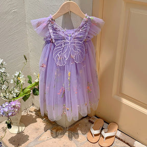 Vestido Tule Jardim Encantado Asinha | 0 - 24 Meses - Betina Baby