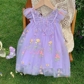 Vestido Tule Jardim Encantado Asinha | 0 - 24 Meses - Betina Baby