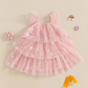 Vestido Tule Margarida Babadinhos | 6M - 4 Anos - Betina Baby