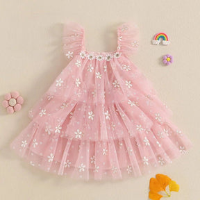 Vestido Tule Margarida Babadinhos | 6M - 4 Anos - Betina Baby