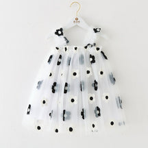 Vestido Tule Maxi Flores | 0 - 24 Meses - Betina Baby