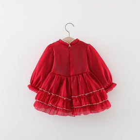 Vestido Tule Mocinha | 6 - 24 Meses - Betina Baby