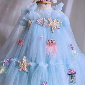 Vestido Tule Sereia Luxo | 9M - 3 Anos - Betina Baby
