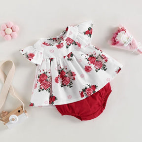 Conjunto Floral | 0-24 Meses - Betina Baby