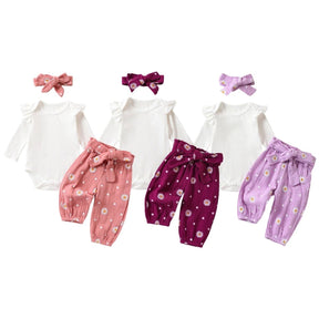 Conjunto Margarida 3Pçs | 0-24 Meses - Betina Baby