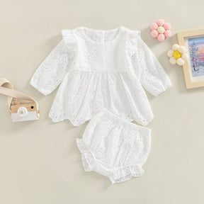 Conjunto Vestido Calcinha | 0-24 Meses - Betina Baby