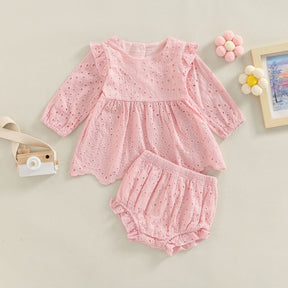 Conjunto Vestido Calcinha | 0-24 Meses - Betina Baby